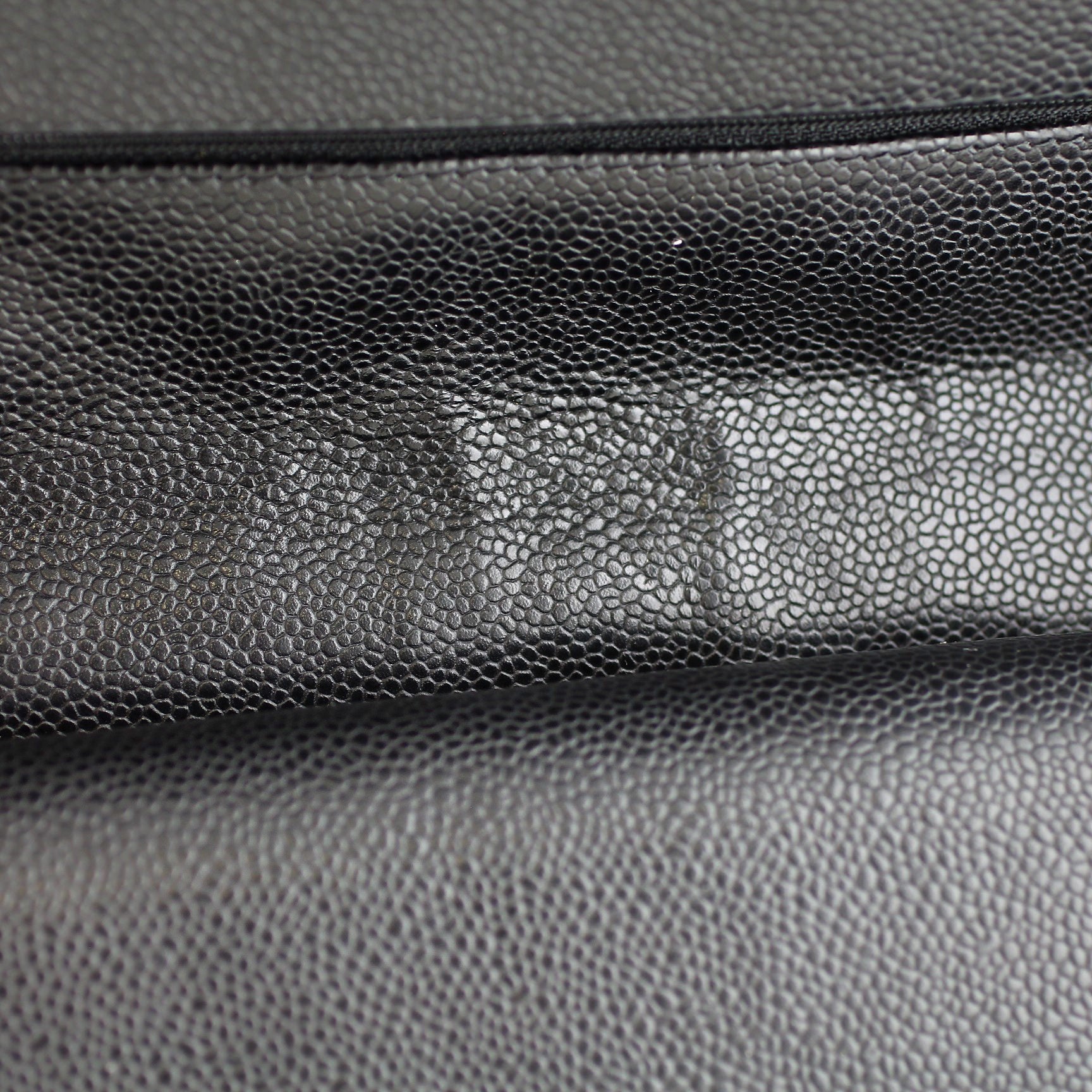 Chanel Classic Double Flap Jumbo Caviar Creases