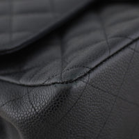 Chanel Classic Double Flap Jumbo Caviar Edge