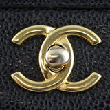 Chanel Classic Double Flap Jumbo Caviar Logo