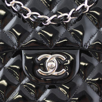 Chanel Classic Double Flap Jumbo Patent Lock