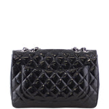 Chanel Classic Double Flap Jumbo Patent Back