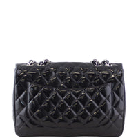 Chanel Classic Double Flap Jumbo Patent Back