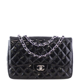 Chanel Classic Double Flap Jumbo Patent Front