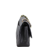 Chanel Classic Double Flap Jumbo Caviar Right