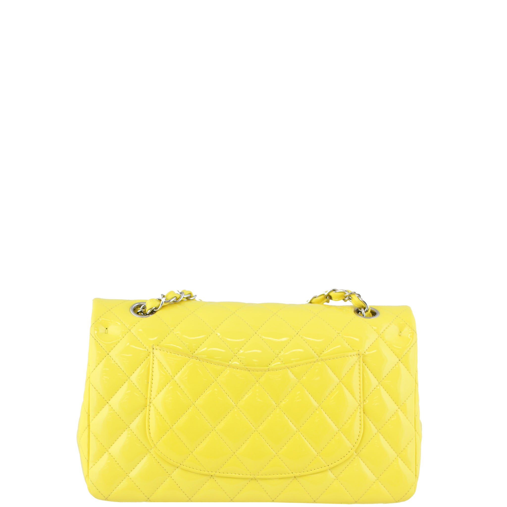 Chanel Classic Double Flap Medium Patent Back