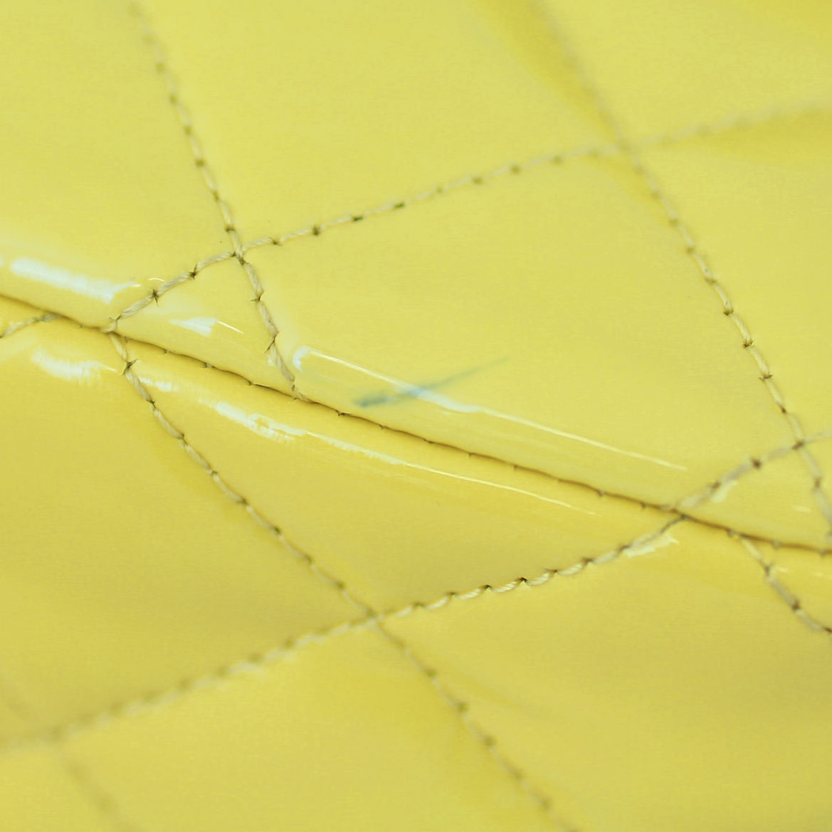 Chanel Classic Double Flap Medium Patent Stitching