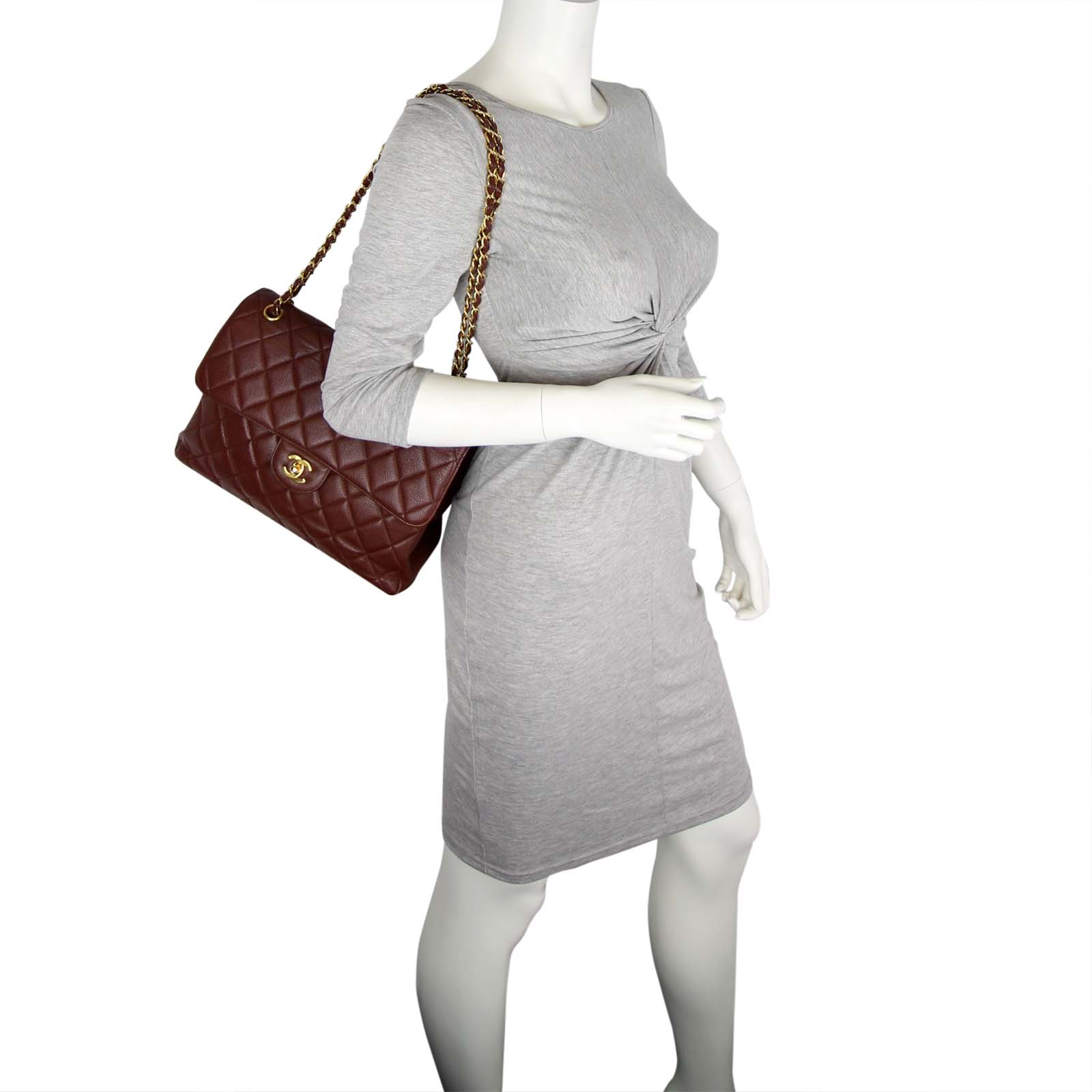 Chanel Classic Double Sided Jumbo Flap Scale