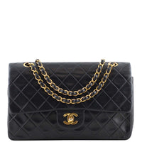 Chanel Classic Double Flap Medium Vintage Front w strap