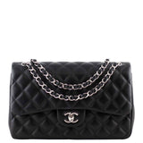 Chanel Classic Double Flap Jumbo Front w Straps