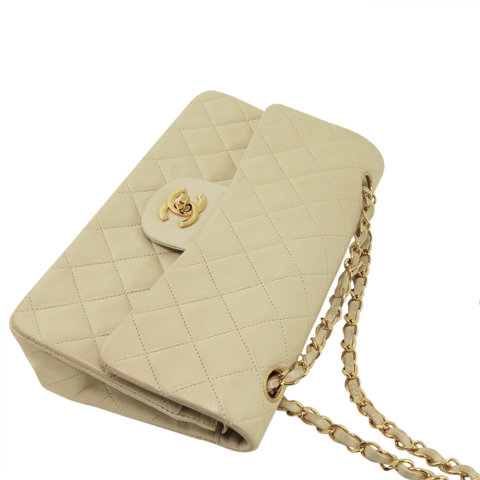 Chanel Classic Double Flap Bag Small Flat