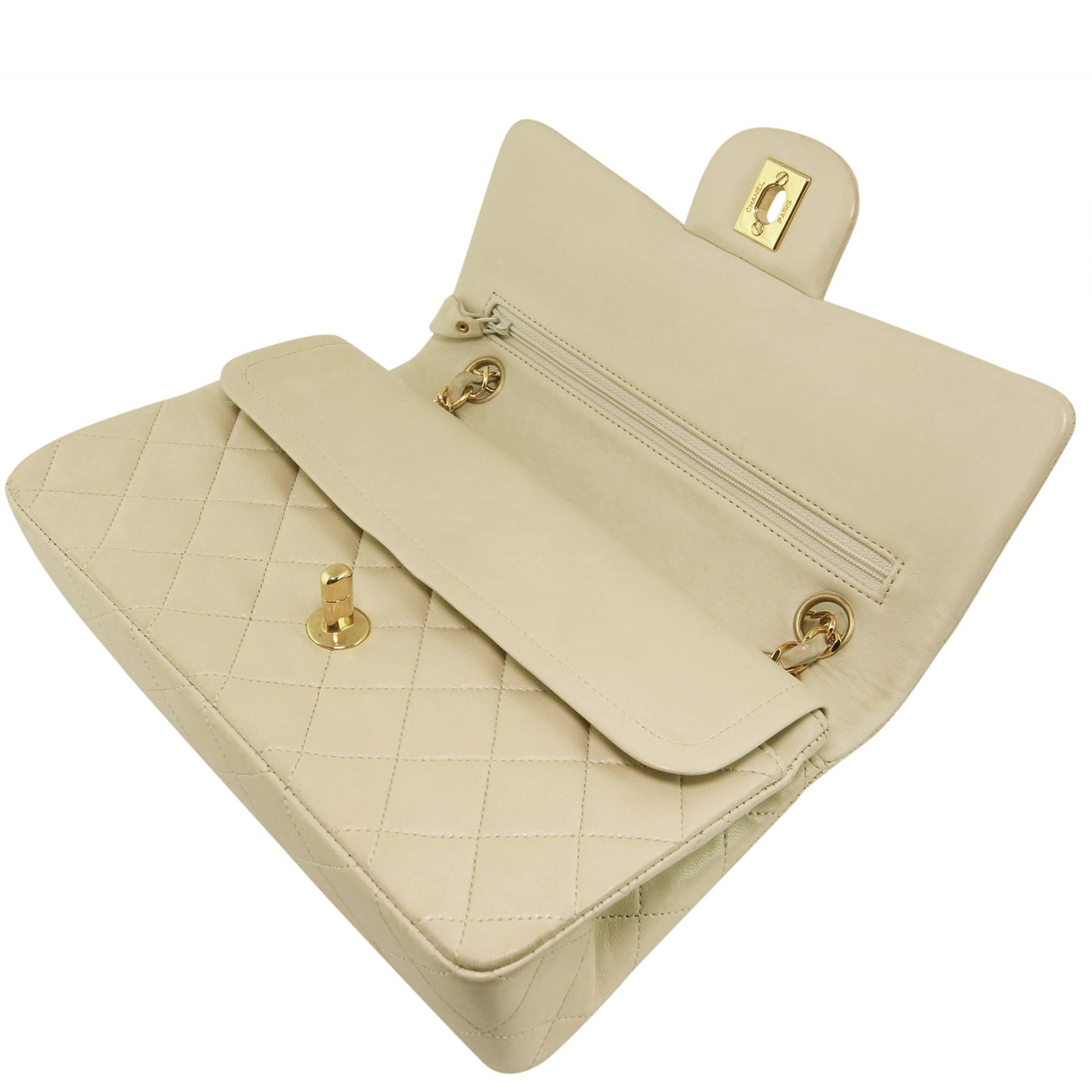 Chanel Classic Double Flap Bag Small Open