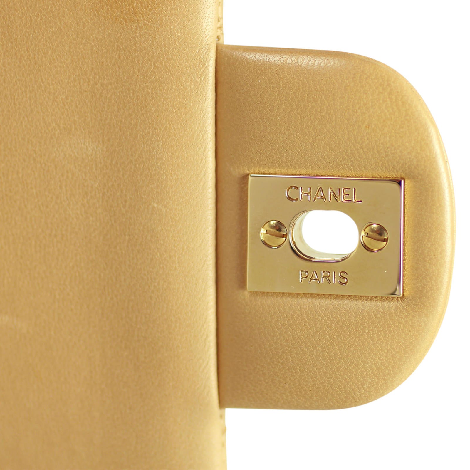 Chanel Classic Double Flap Bag Medium Plate