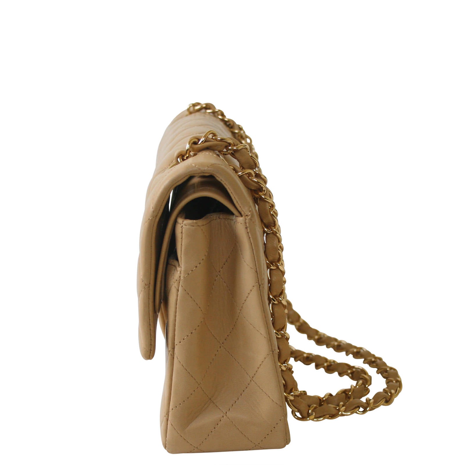 Chanel Classic Double Flap Bag Medium Side