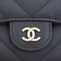 Chanel Classic Small Flap Wallet Logo