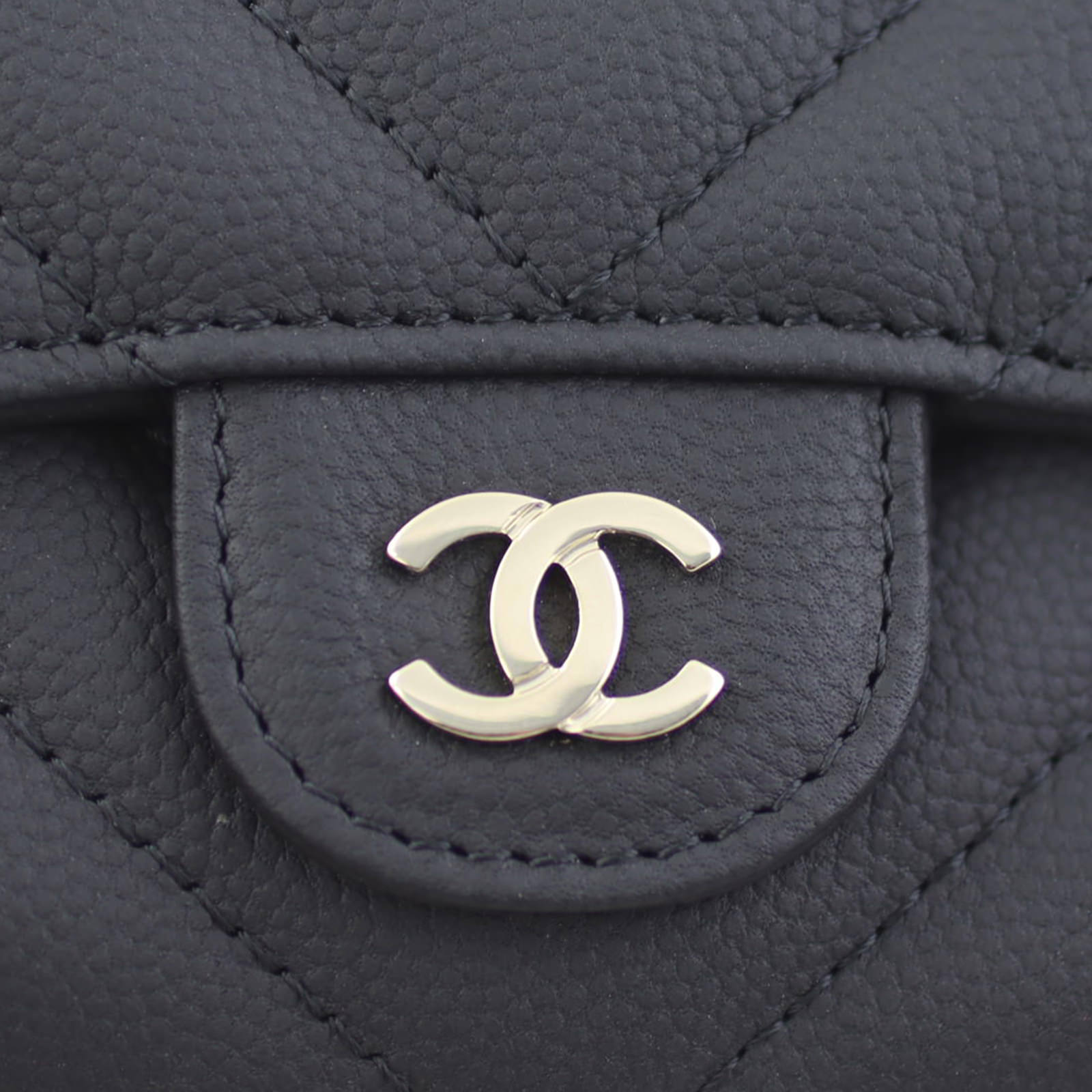 Chanel Classic Small Flap Wallet Logo