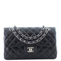 Chanel Classic Double Flap Bag Small front chain