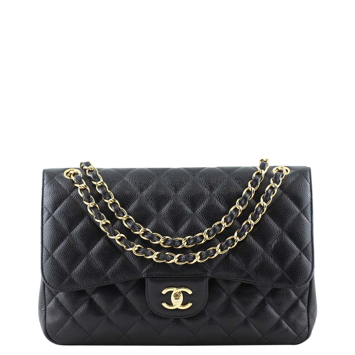 Chanel Classic Double Flap Jumbo Front with Strap