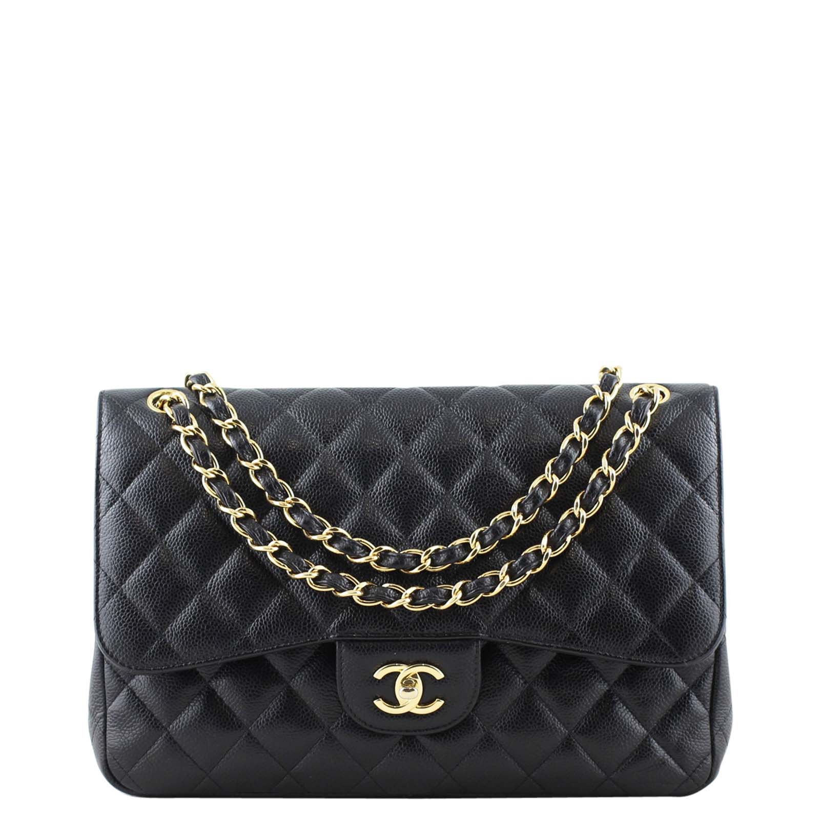 Chanel Classic Double Flap Jumbo Front with Strap