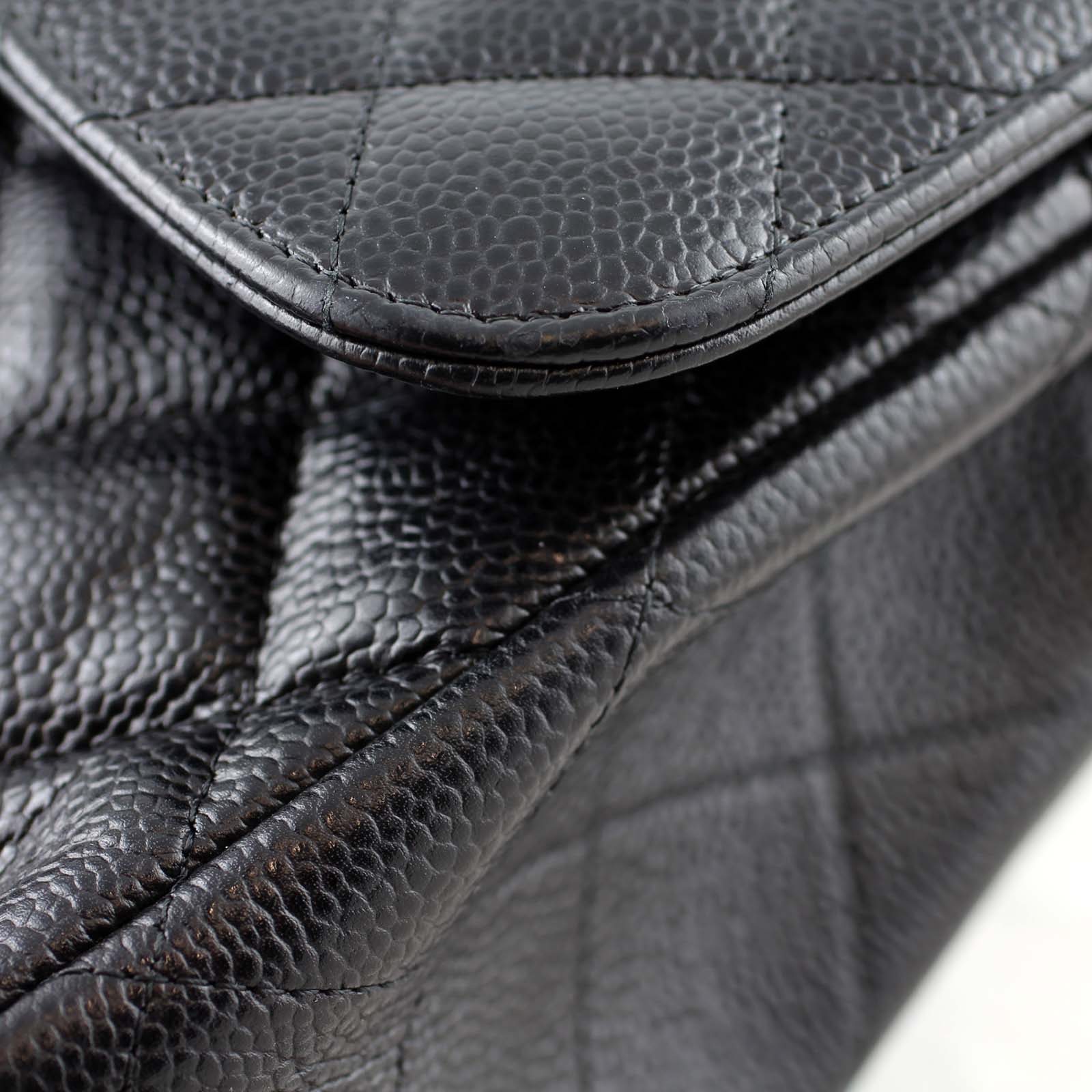 Chanel Classic Double Flap Jumbo Wear along flap