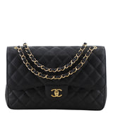 Chanel Classic Double Flap Jumbo front chain
