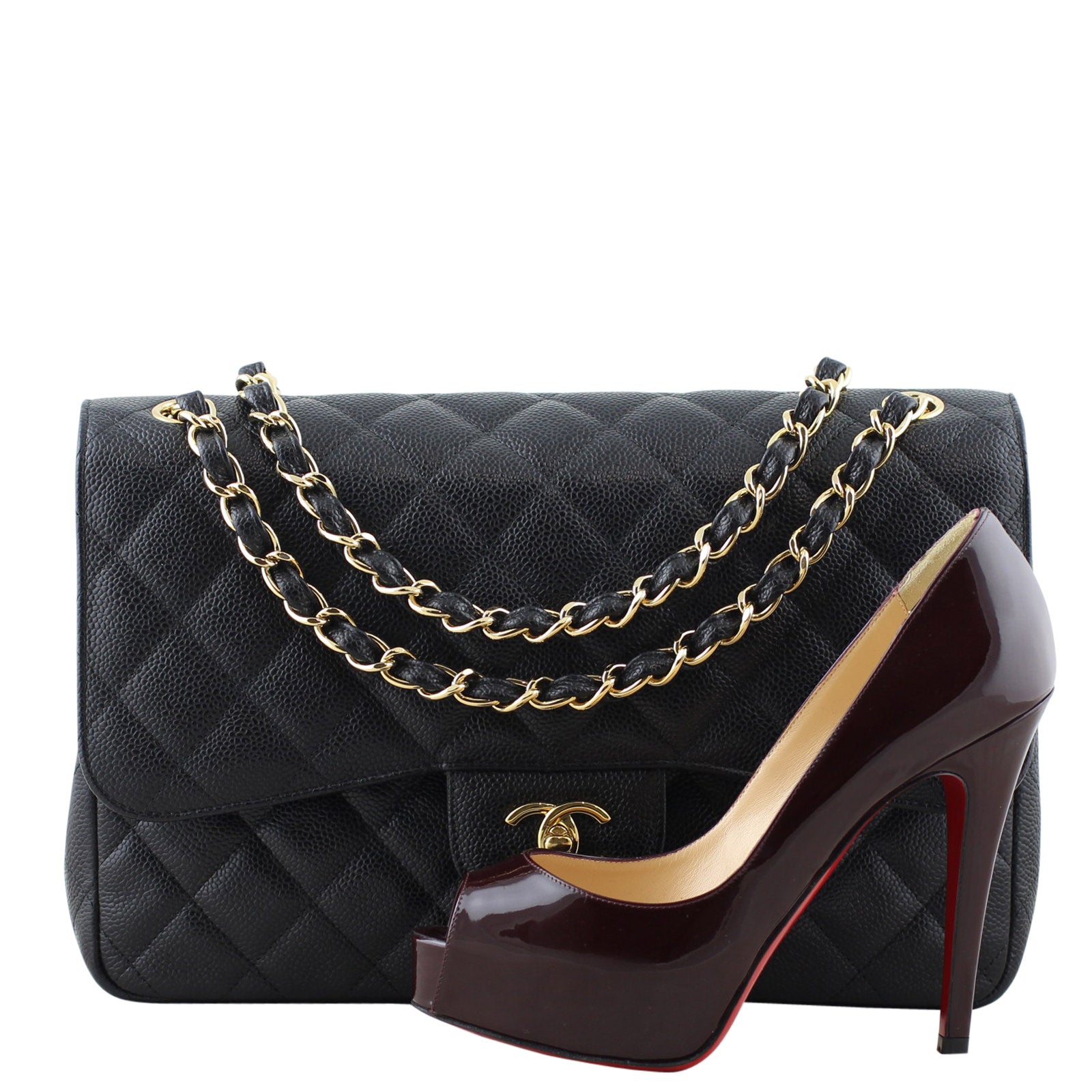 Chanel Classic Double Flap Jumbo shoe