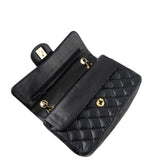 Chanel Classic Double Flap Bag Small Open angle
