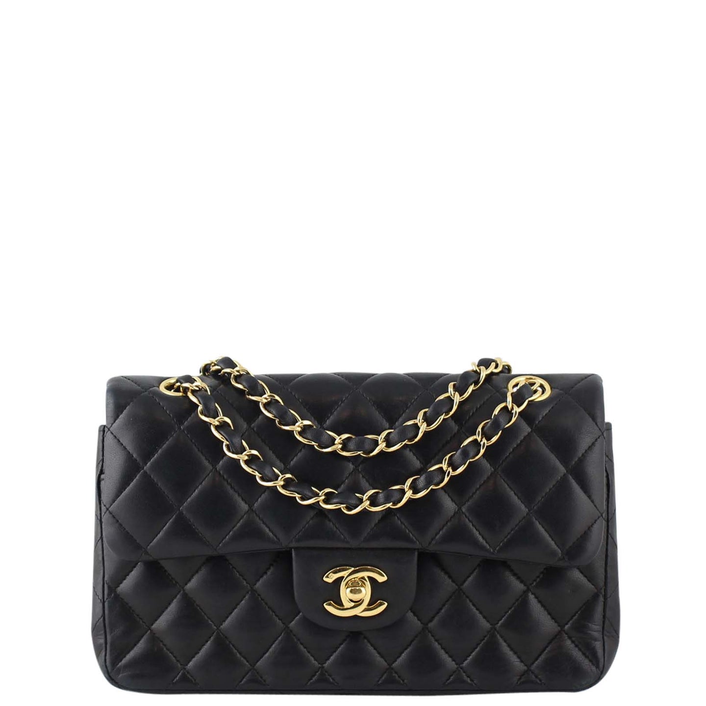 Chanel Classic Double Flap Bag Small Front Strap