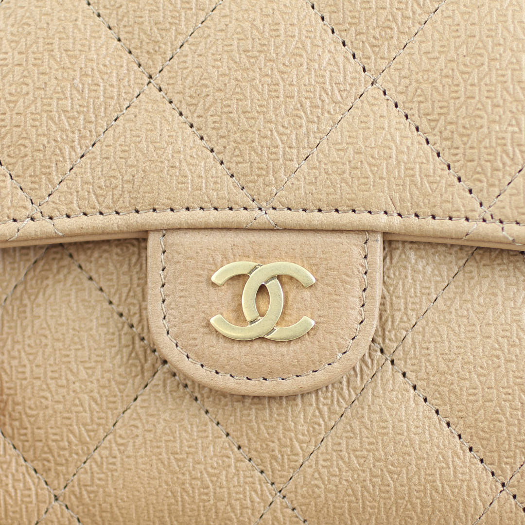 Chanel Classic Flap Wallet Logo