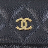 Chanel Classic Quilted Small Wallet Logo