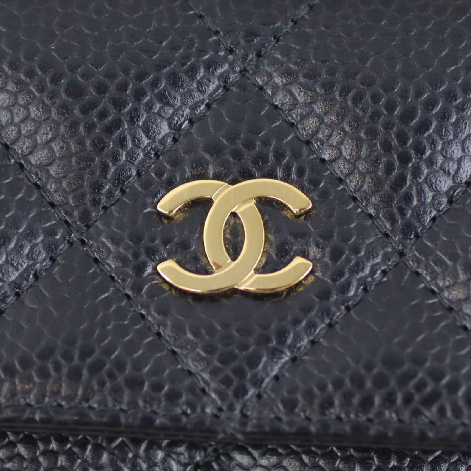 Chanel Classic Quilted Small Wallet Logo