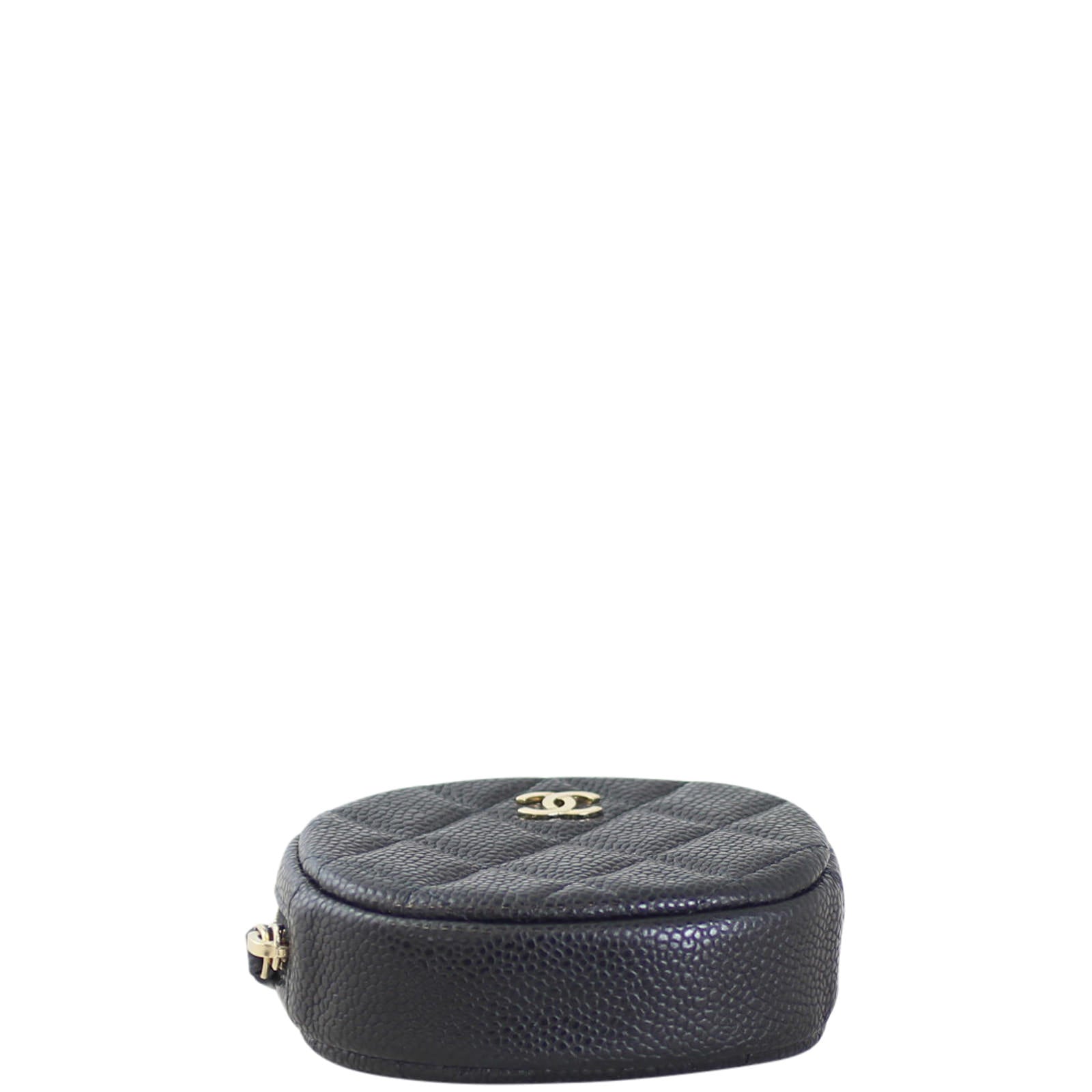 Chanel Classic Round Zipped Coin Purse Base
