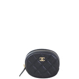 Chanel Classic Round Zipped Coin Purse Front