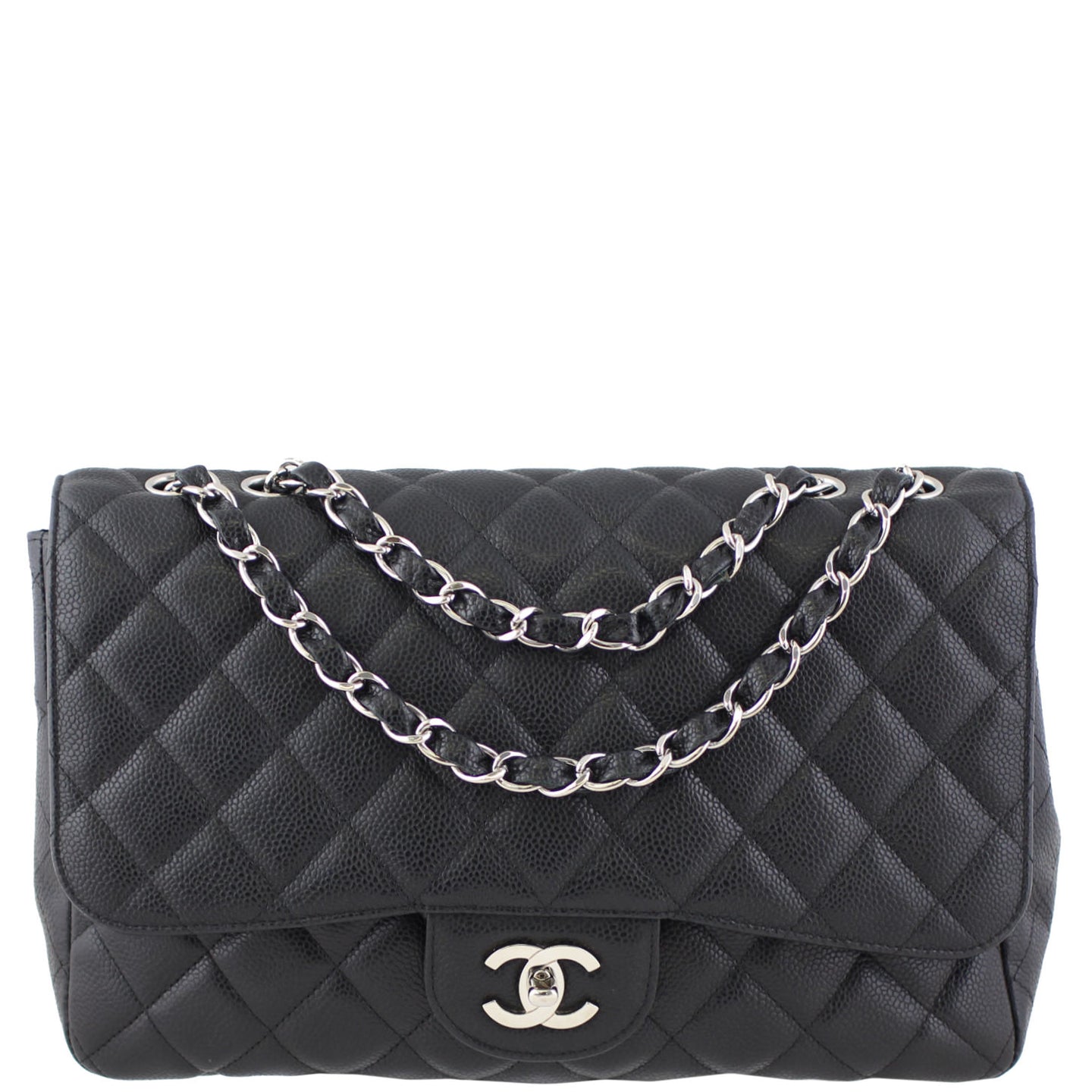 Chanel Classic Single Flap Jumbo Front