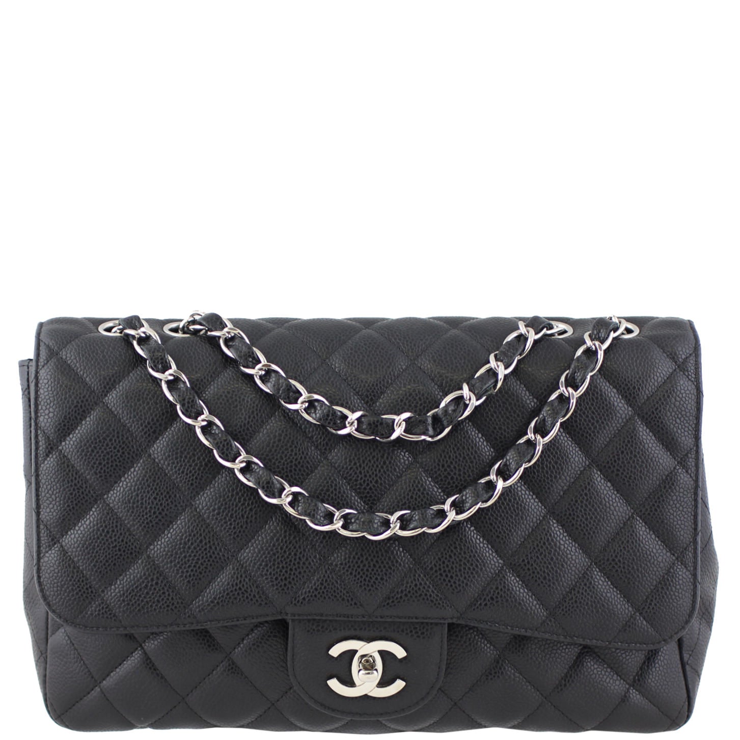 Chanel Classic Single Flap Jumbo Front