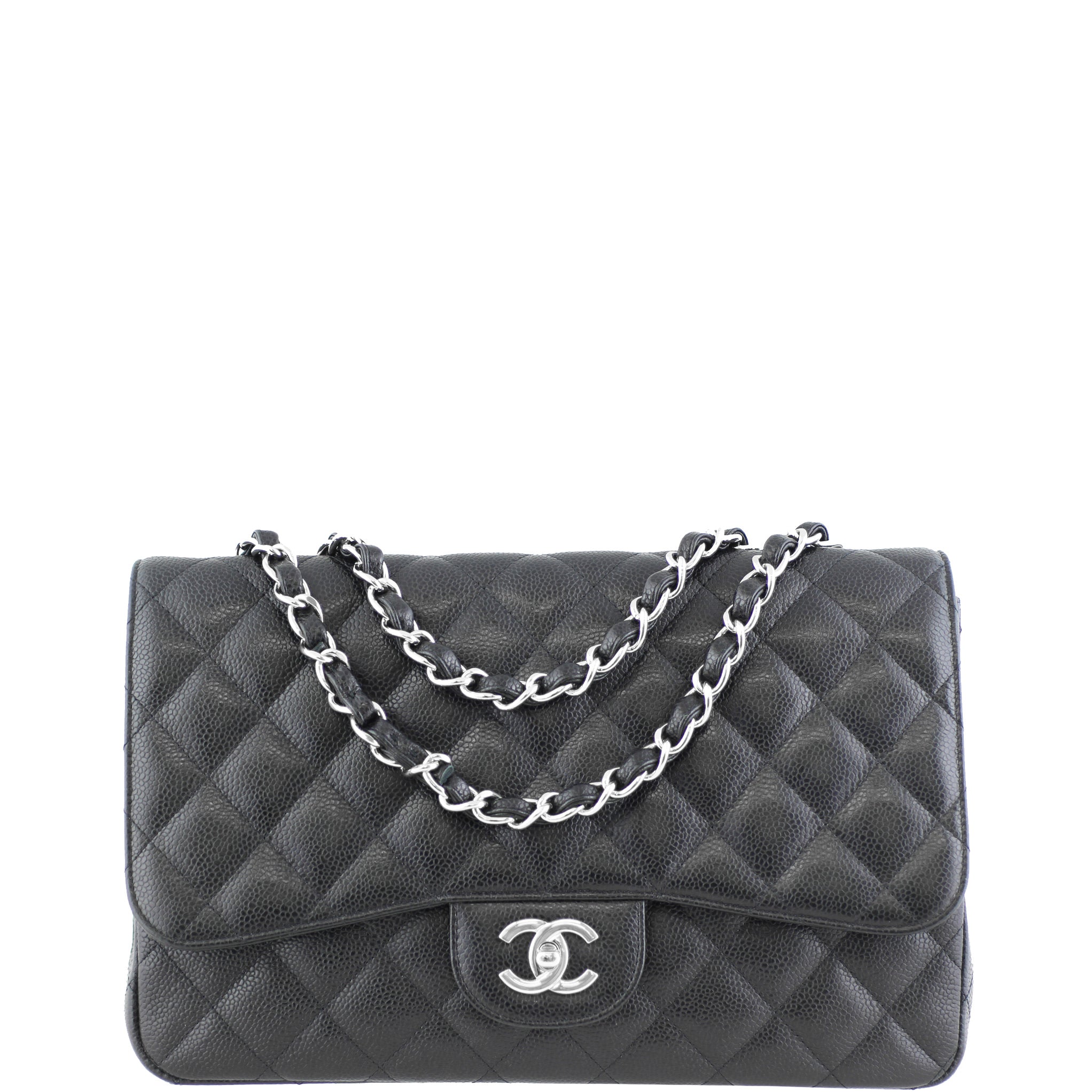 Chanel Classic Single Flap Jumbo Front