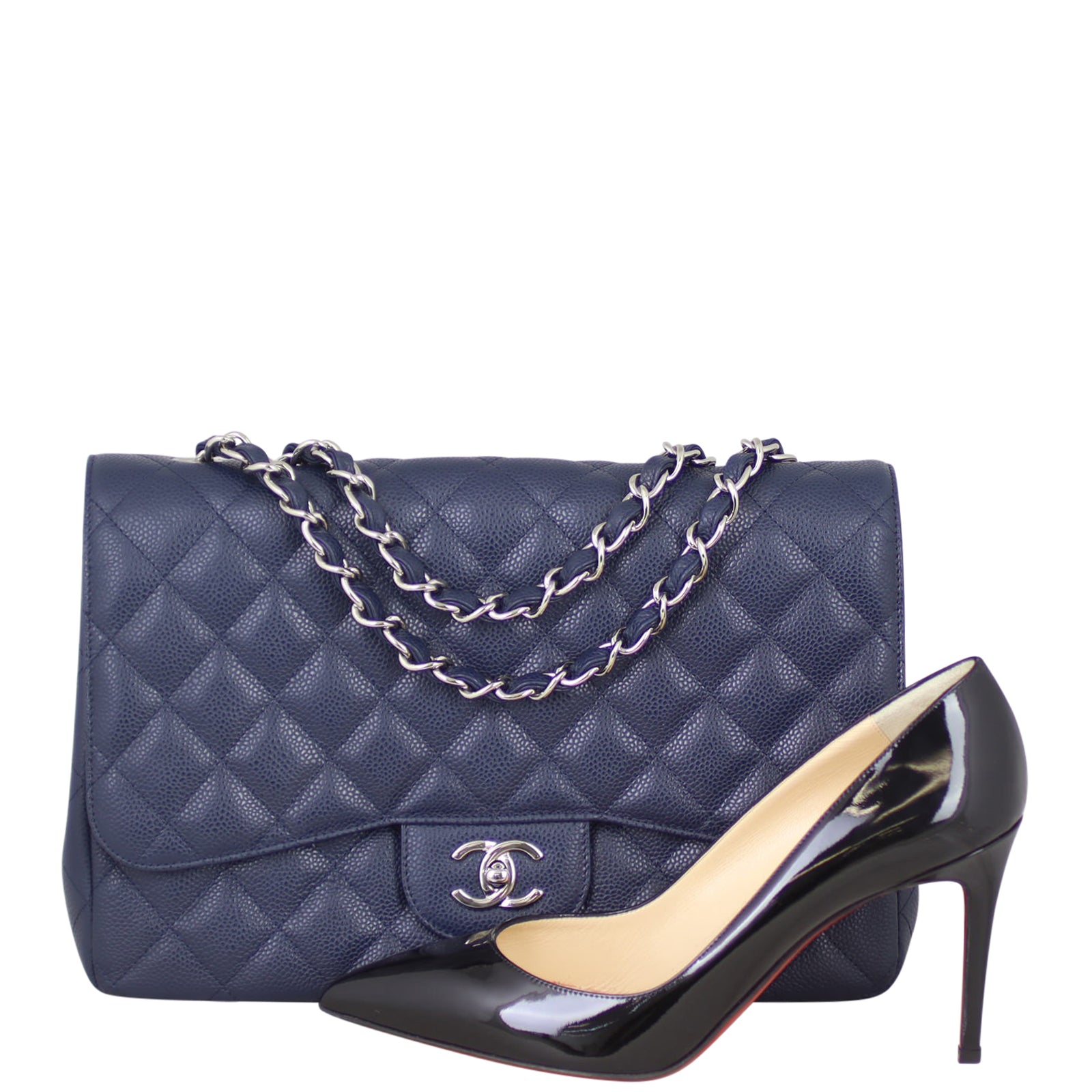 Chanel Classic Single Flap Jumbo Shoe