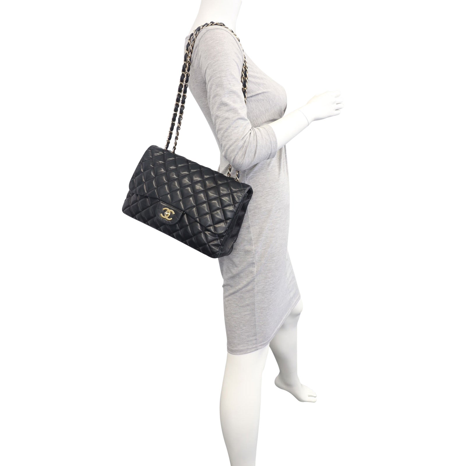 Chanel Classic Single Soft Flap Bag mannequin