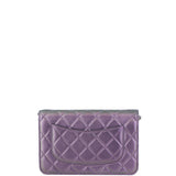 Chanel Classic Wallet On Chain Iridescent Back