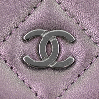 Chanel Classic Wallet On Chain Iridescent Logo