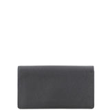Chanel Coco Button Long Wallet Back