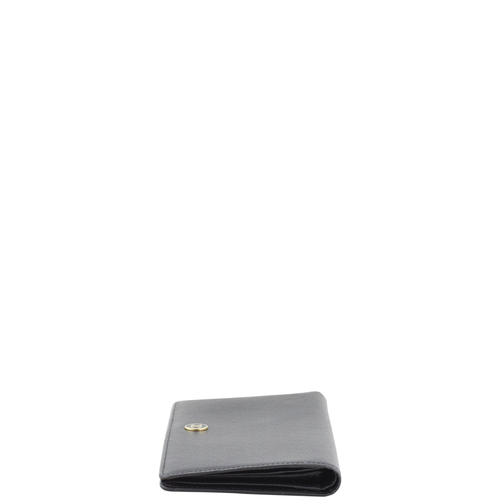 Chanel Coco Button Long Wallet Left