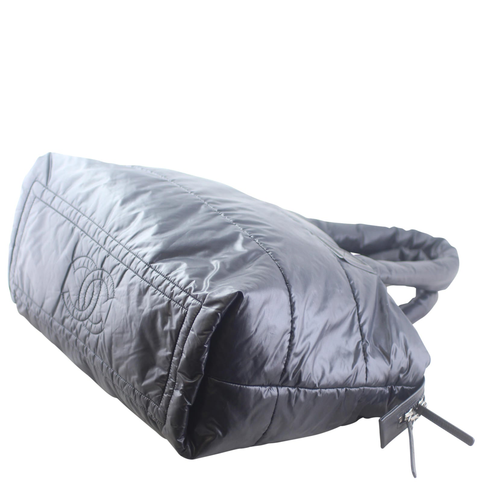 Chanel Quilted Cocoon Tote Corner