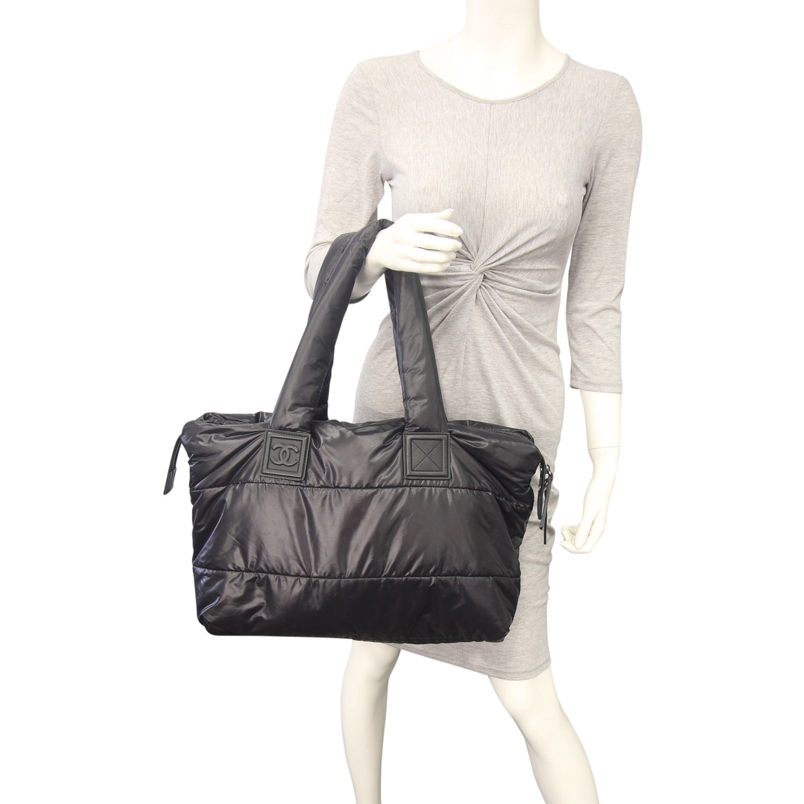 Chanel Quilted Cocoon Tote Mannequin