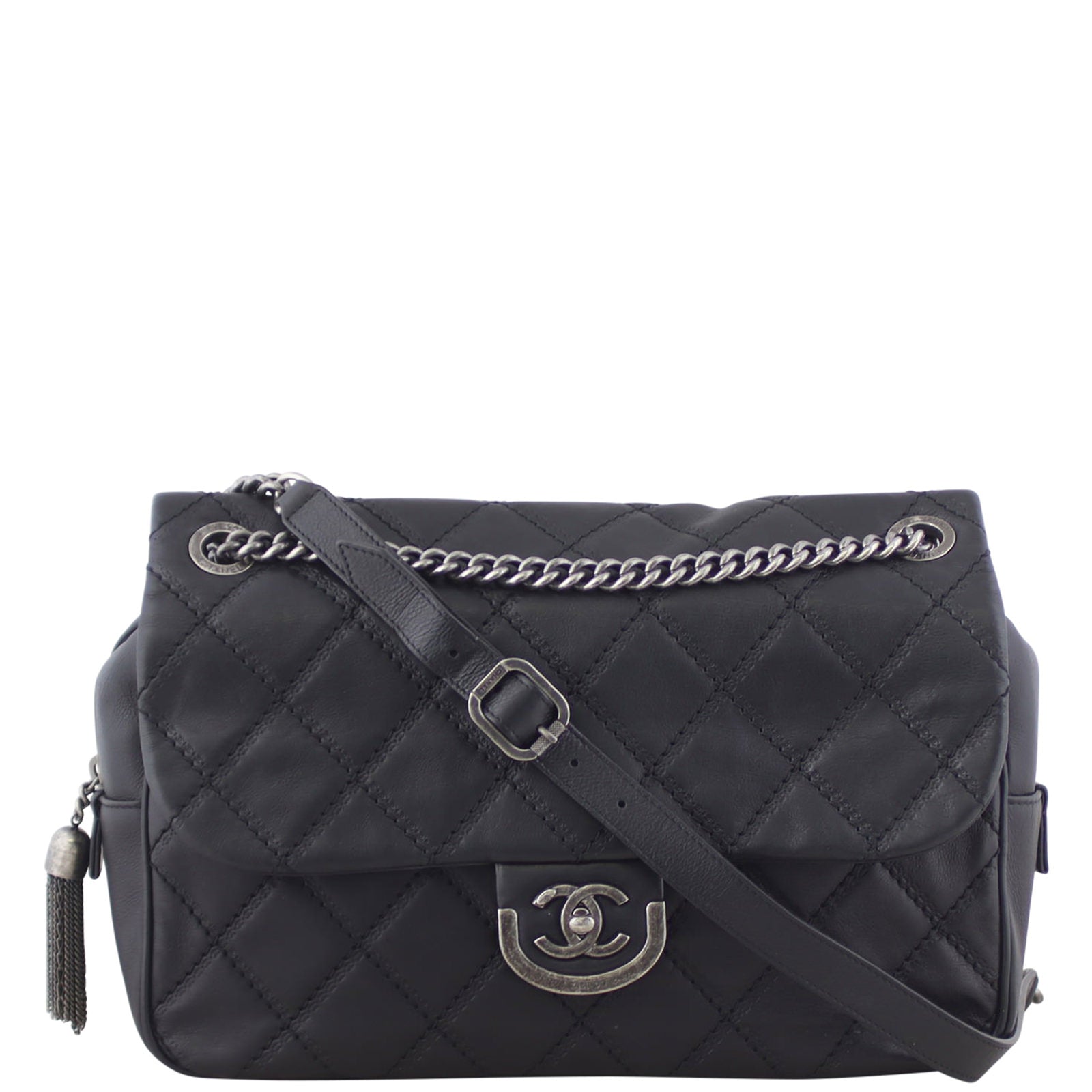 Chanel Coco Sporran Flap Bag Front