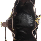 Chanel Cosmos Bucket Bag Interior