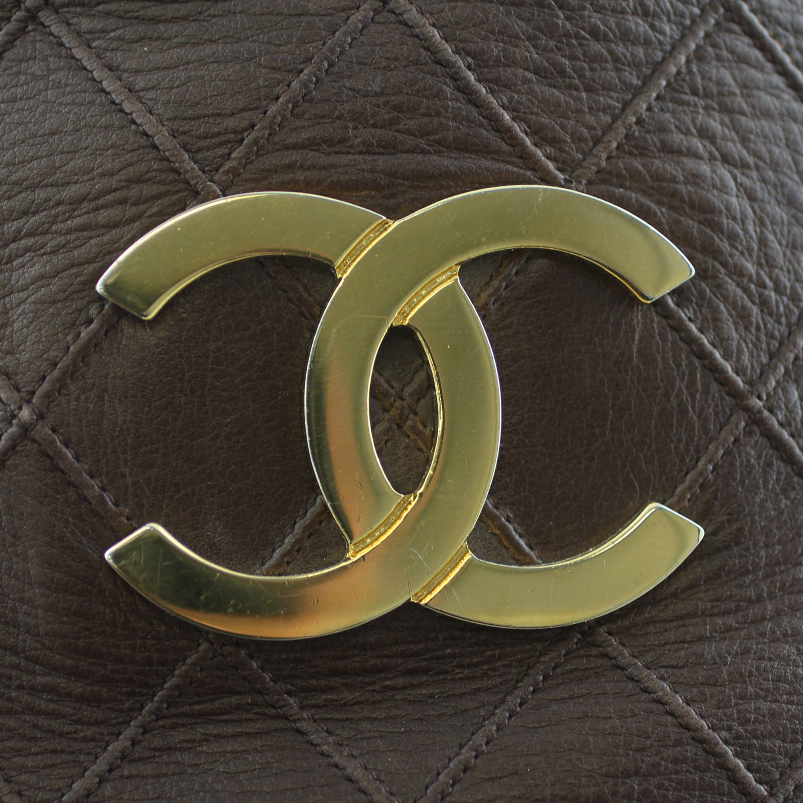 Chanel Cosmos Bucket Bag Logo