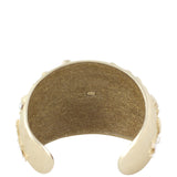 Chanel Crystal Embellished Cuff Bracelet Back
