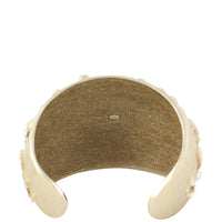 Chanel Crystal Embellished Cuff Bracelet Back