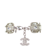 Chanel Crystal Embellished Square Bracelet Back