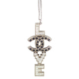 Chanel Crystal Love CC Pendant Necklace Pendant